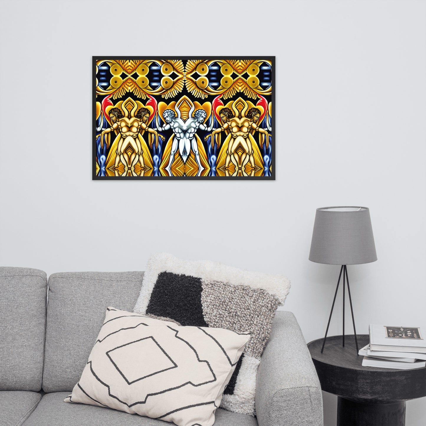 Framed matte paper poster #1
