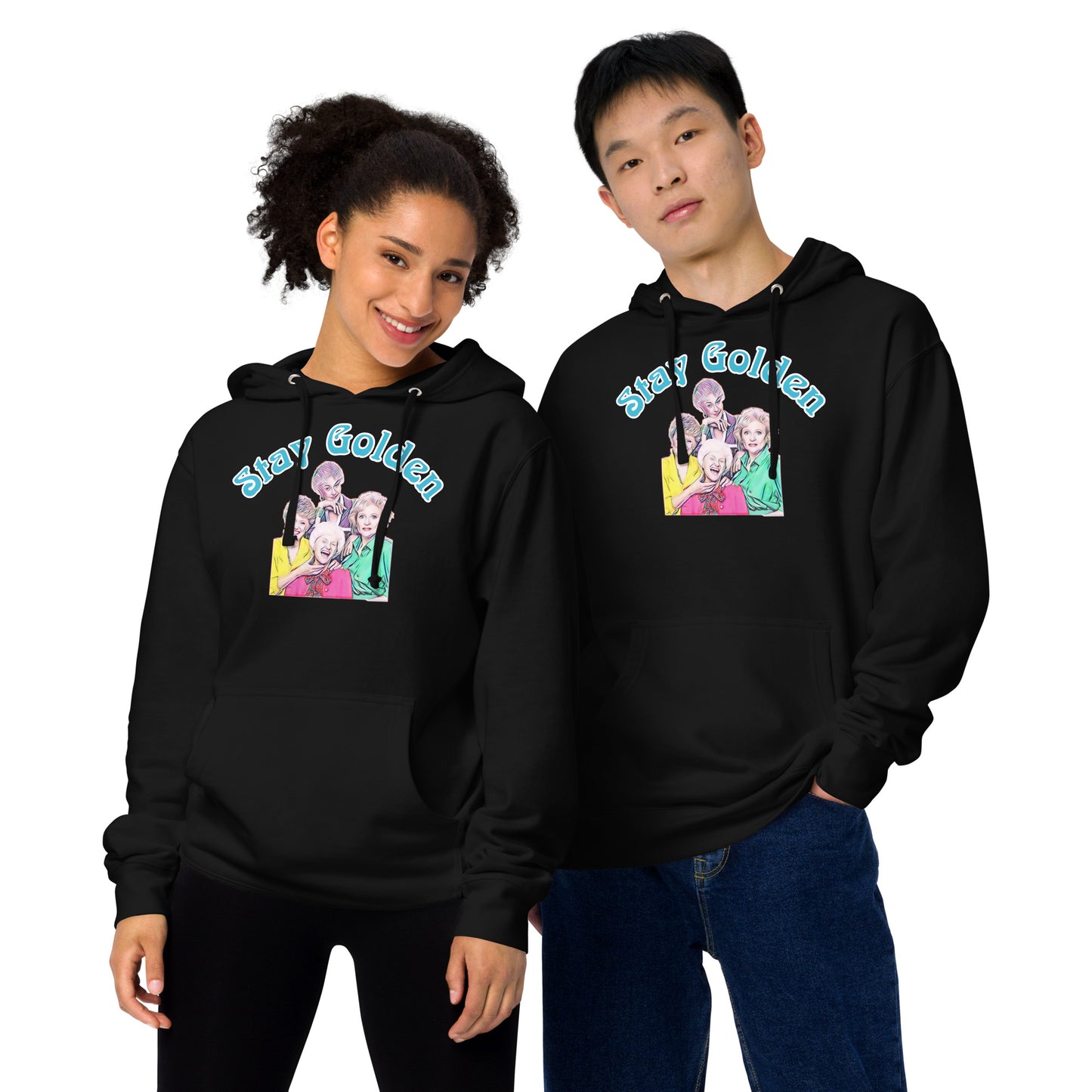 Unisex midweight hoodie "Stay Golden"
