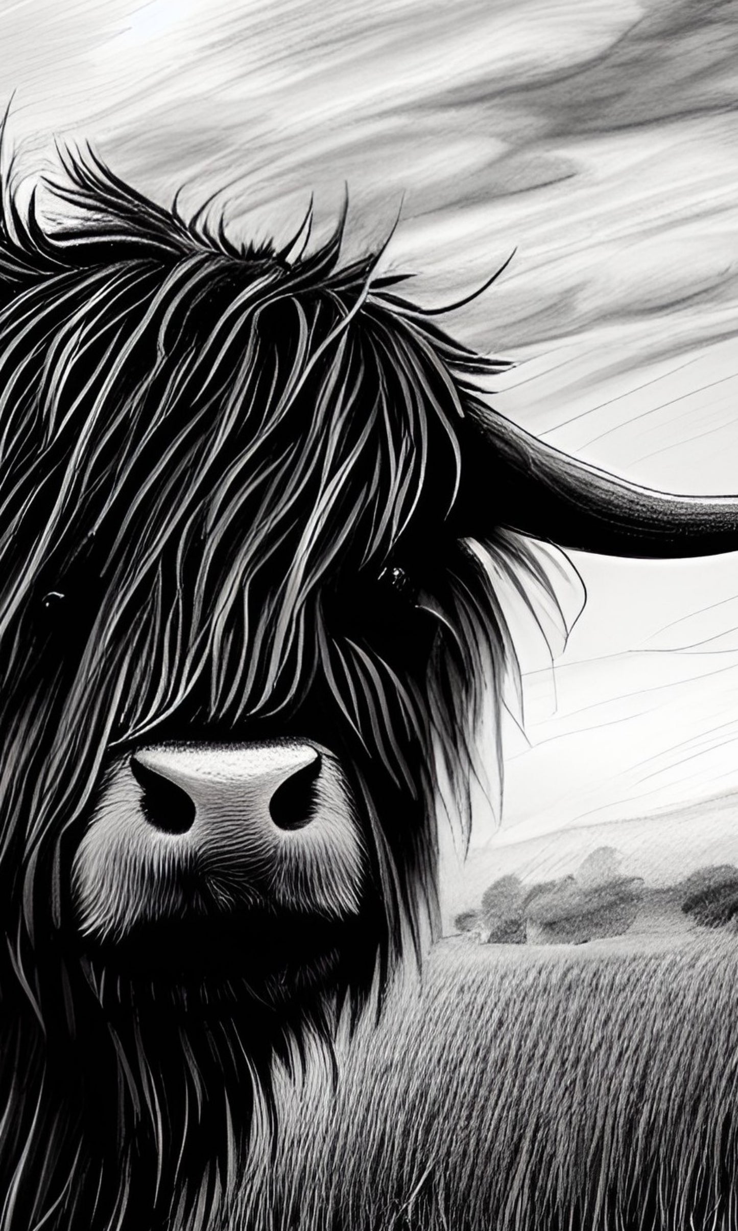 Metal prints "LIMITED" Highland Cow