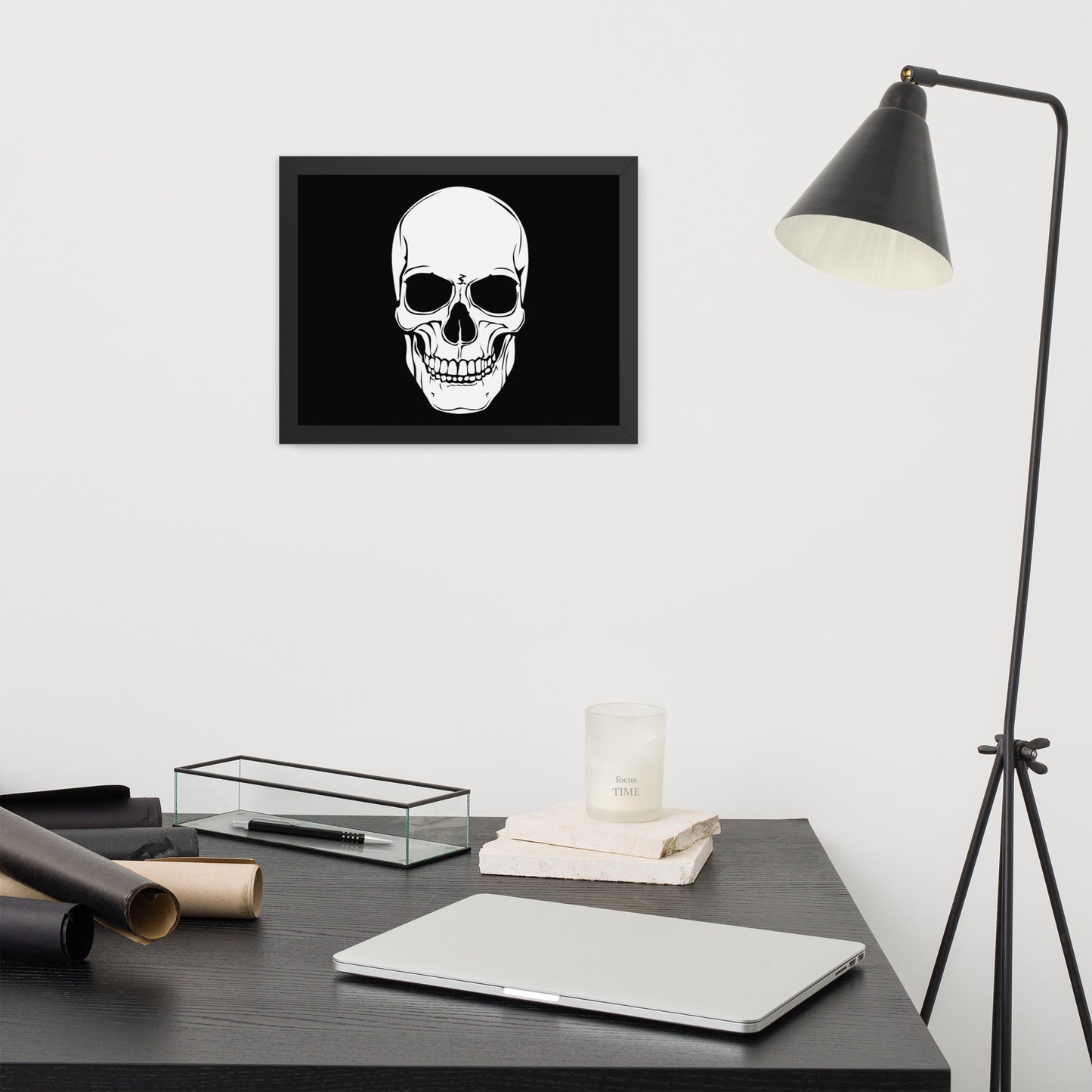 Framed poster Skull