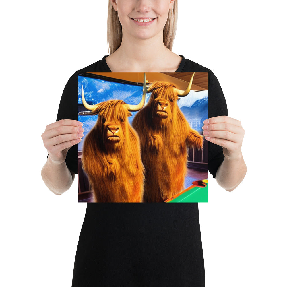 Highland Cow Poster #2
