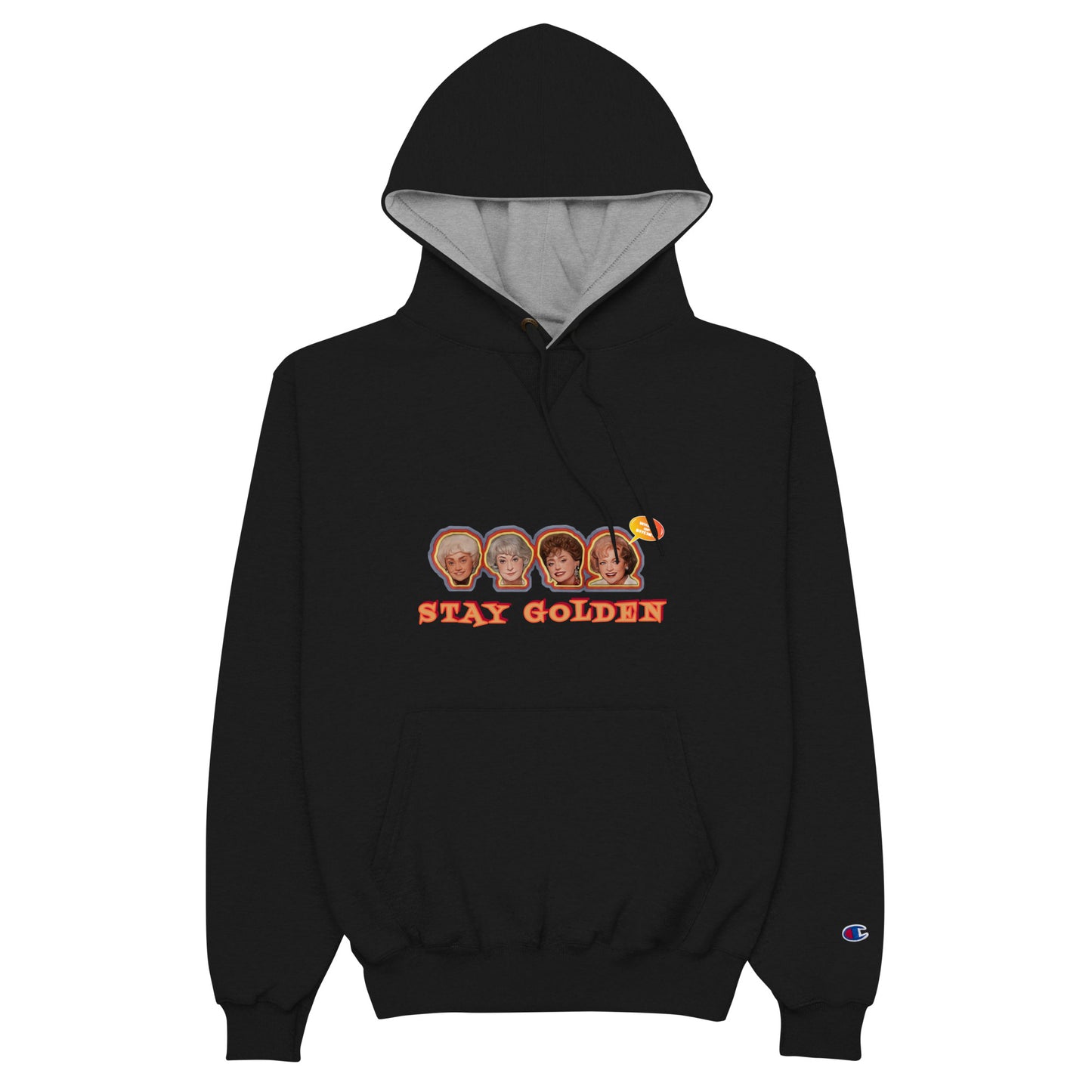 Champion Hoodie what's up BITCHES