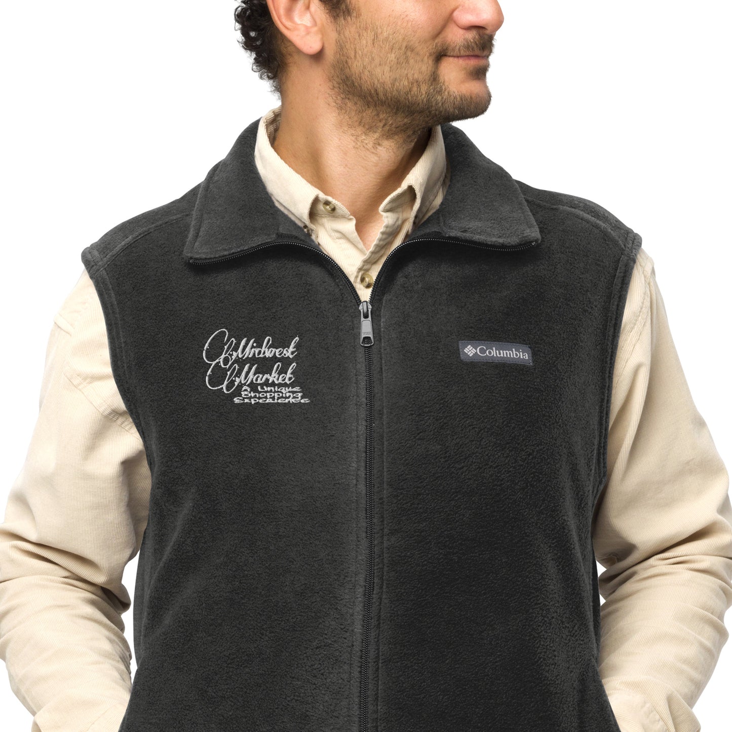 Men’s Columbia fleece vest MIDWEST MARKET EXCLUSIVE